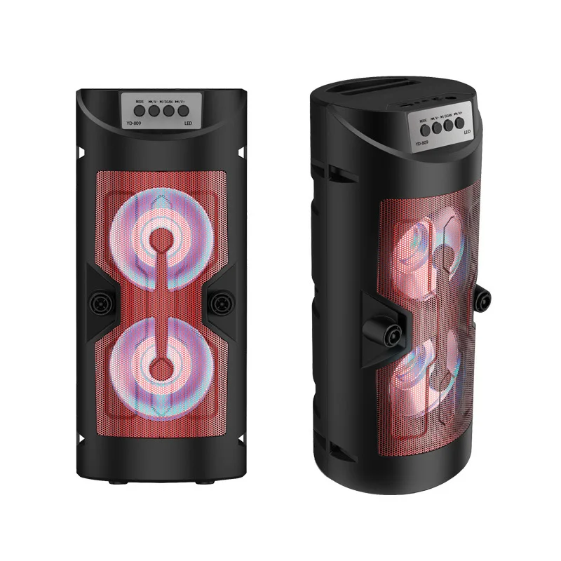 New Subwoofer Blue tooth Speaker Portable Dual Speakers Bright Lights Outdoor High-frequency Dual Speakers, Blue,black,red
New Subwoofer Blue tooth Speaker Portable Dual Speakers Bright Lights Outdoor High-frequency Dual Speakers, Blue,black,red
