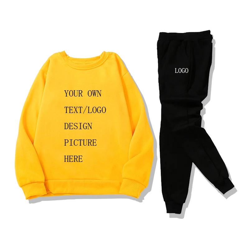 Custom logo round neck couple's sweater and sweater men's and women's coat and trousers women's suit factory sales
Custom logo round neck couple's sweater and sweater men's and women's coat and trousers women's suit factory sales