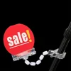 5 Beads Rotatable Supermarket Shelf Edge Mount Clear POP Advertising Promotion Clip Price Talker Label Sign Tag Display Holder