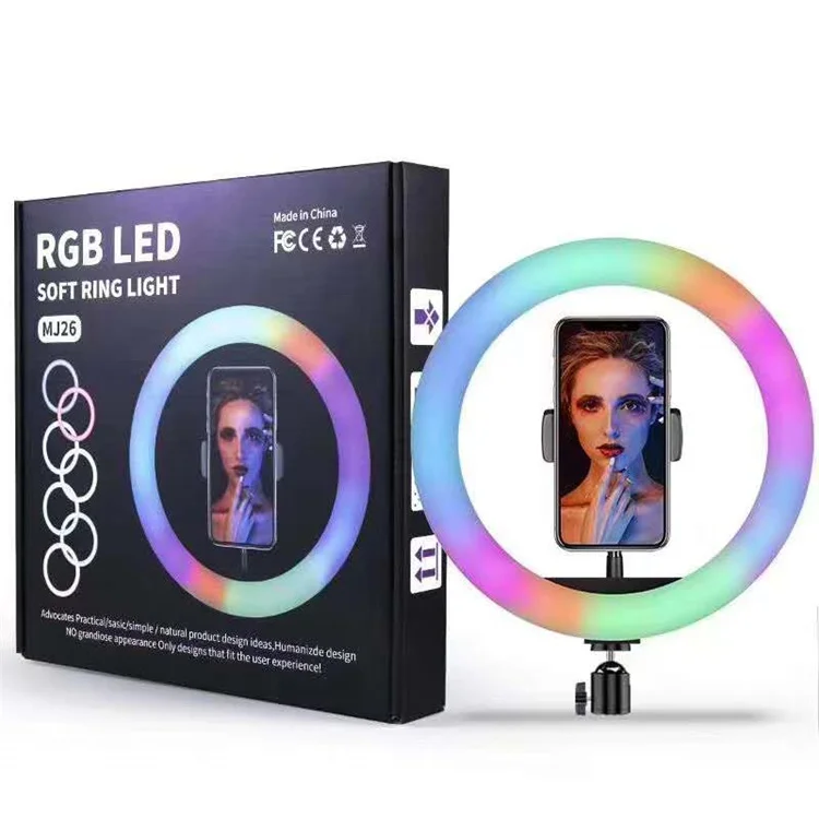 2021 New Self Tiktok Live Stream Colorful 14Inch Rgb Rechargeable Ring Light, Black
2021 New Self Tiktok Live Stream Colorful 14Inch Rgb Rechargeable Ring Light, Black