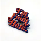 Make your own cute pins cheap custom hard enamel metal badge lapel pins