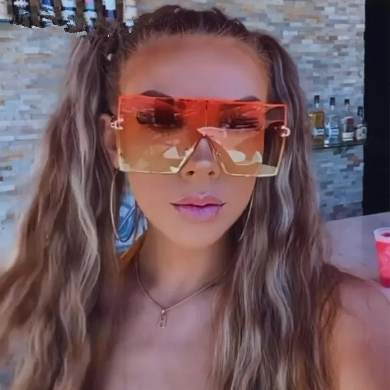 Hot selling women Personalized multicolor gradient metal sunglasses one piece sunglasses women oversized square sunglasses, Mix color or custom colors
Hot selling women Personalized multicolor gradient metal sunglasses one piece sunglasses women oversized square sunglasses, Mix color or custom colors