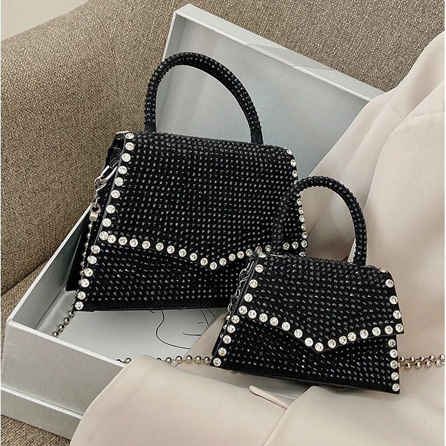 2020 New trendy female rivet handbag ladies crossbody bags luxury diamond purses handbags for women, 7colors
2020 New trendy female rivet handbag ladies crossbody bags luxury diamond purses handbags for women, 7colors