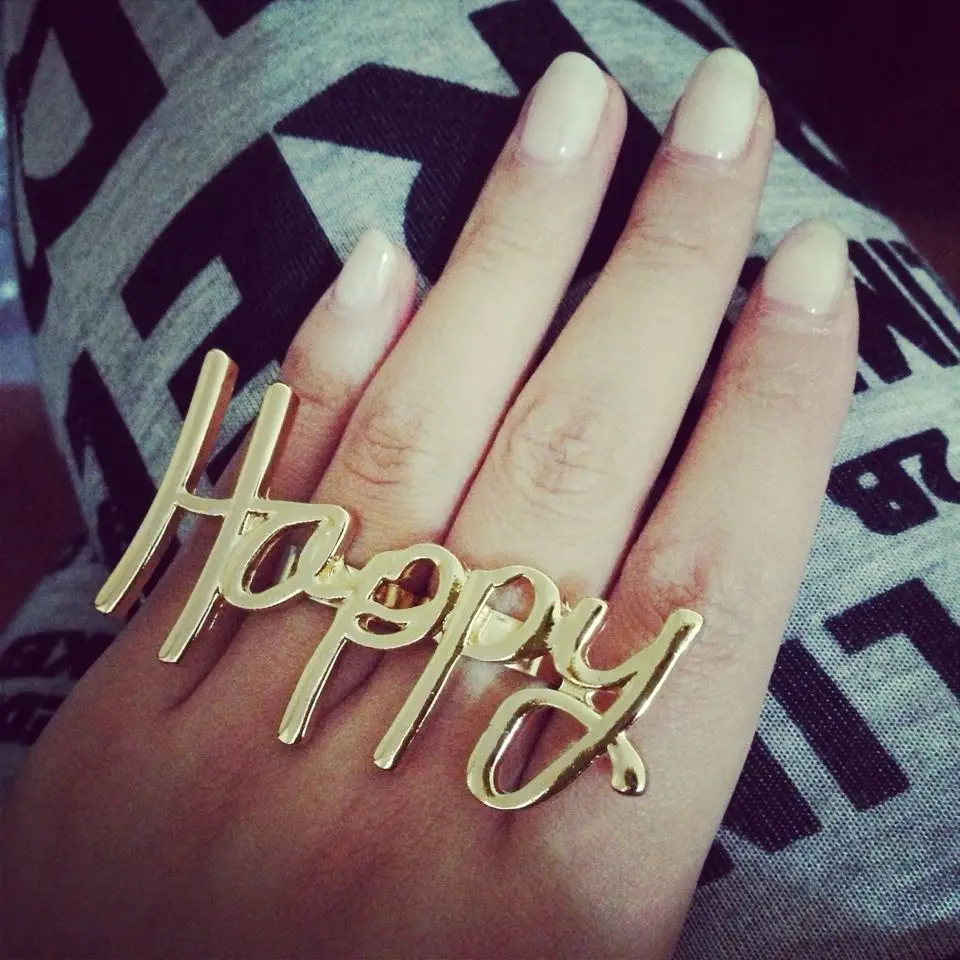 exaggerated INS fashion personalized wholesale custom gold letter happy taken cool sexy boss love ring two finger women female, Picture
exaggerated INS fashion personalized wholesale custom gold letter happy taken cool sexy boss love ring two finger women female, Picture
