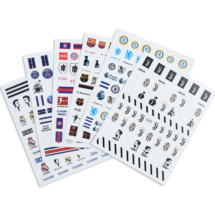 JOYFUL Real Madrid CF Club Nail Stickers FC Barcelona Football Team Logo Nail Stickers 1239-1244
JOYFUL Real Madrid CF Club Nail Stickers FC Barcelona Football Team Logo Nail Stickers 1239-1244