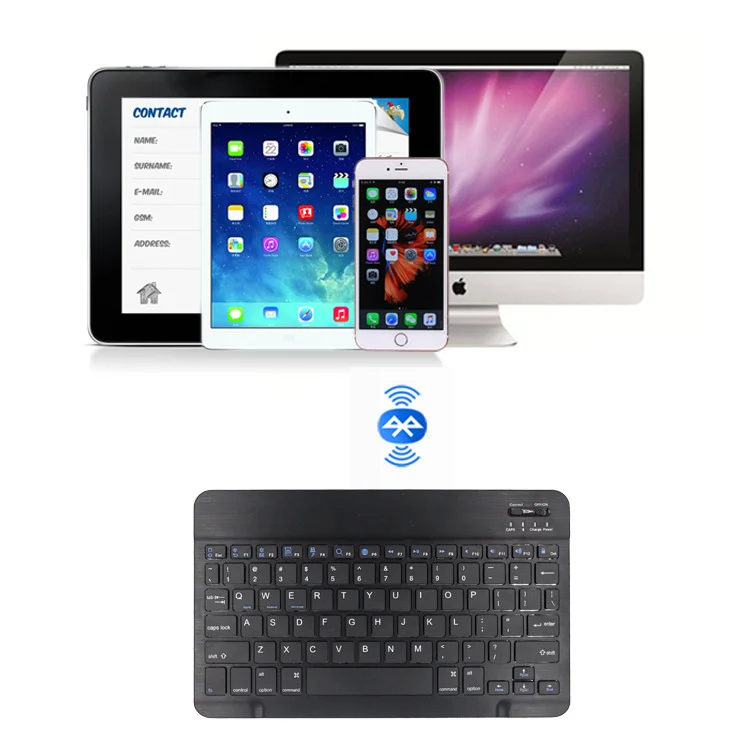Hot Selling Wholesale cheaper 7 inch mini keyboard B028 Wireless Keyboard for phone, White black
Hot Selling Wholesale cheaper 7 inch mini keyboard B028 Wireless Keyboard for phone, White black