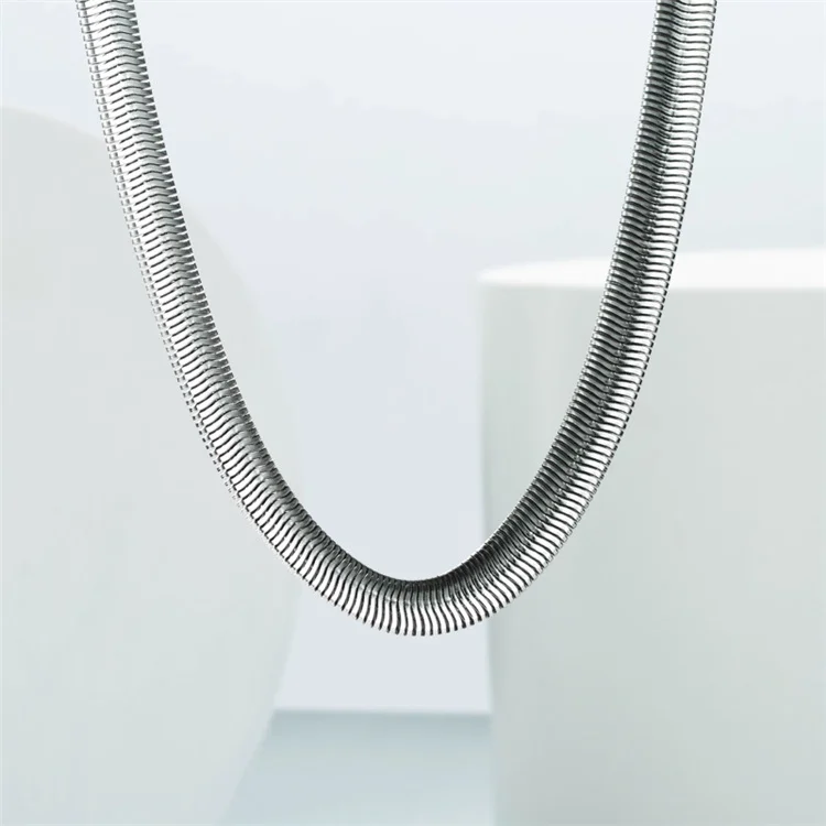 2021 fashion Chain Necklace Link Chain Hip Hop Necklace Titanium Steel Snake Bone Chain Men's and Women's Necklace Jewelry
2021 fashion Chain Necklace Link Chain Hip Hop Necklace Titanium Steel Snake Bone Chain Men's and Women's Necklace Jewelry