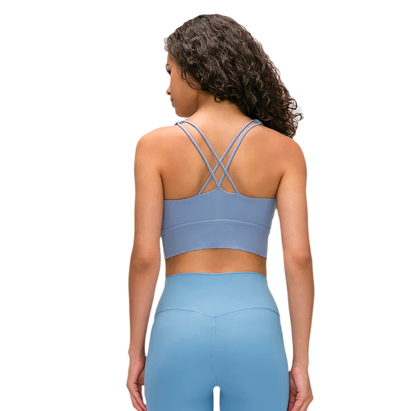 Wholesale Double Straps Breathable Padded Gym Training Custom Fitness Yoga Ladies Sports Bra
Wholesale Double Straps Breathable Padded Gym Training Custom Fitness Yoga Ladies Sports Bra