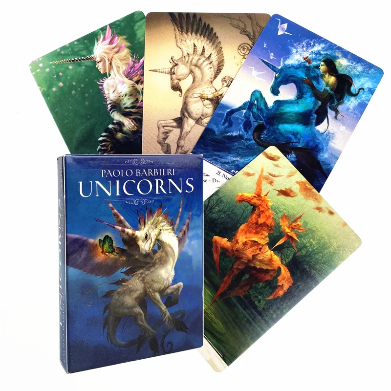 Paolo Barbieri Unicorns Oracles Tarot cards Guidance for Living a Unique and Authentic Life 34 Cards Board Game Divination GIFT
Paolo Barbieri Unicorns Oracles Tarot cards Guidance for Living a Unique and Authentic Life 34 Cards Board Game Divination GIFT