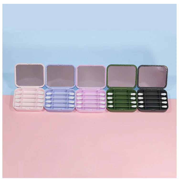 Color Print Reusable Silicone Sustainable Eco Friendly Cotton Buds (4pcs/Box), White stick 
Color Print Reusable Silicone Sustainable Eco Friendly Cotton Buds (4pcs/Box), White stick