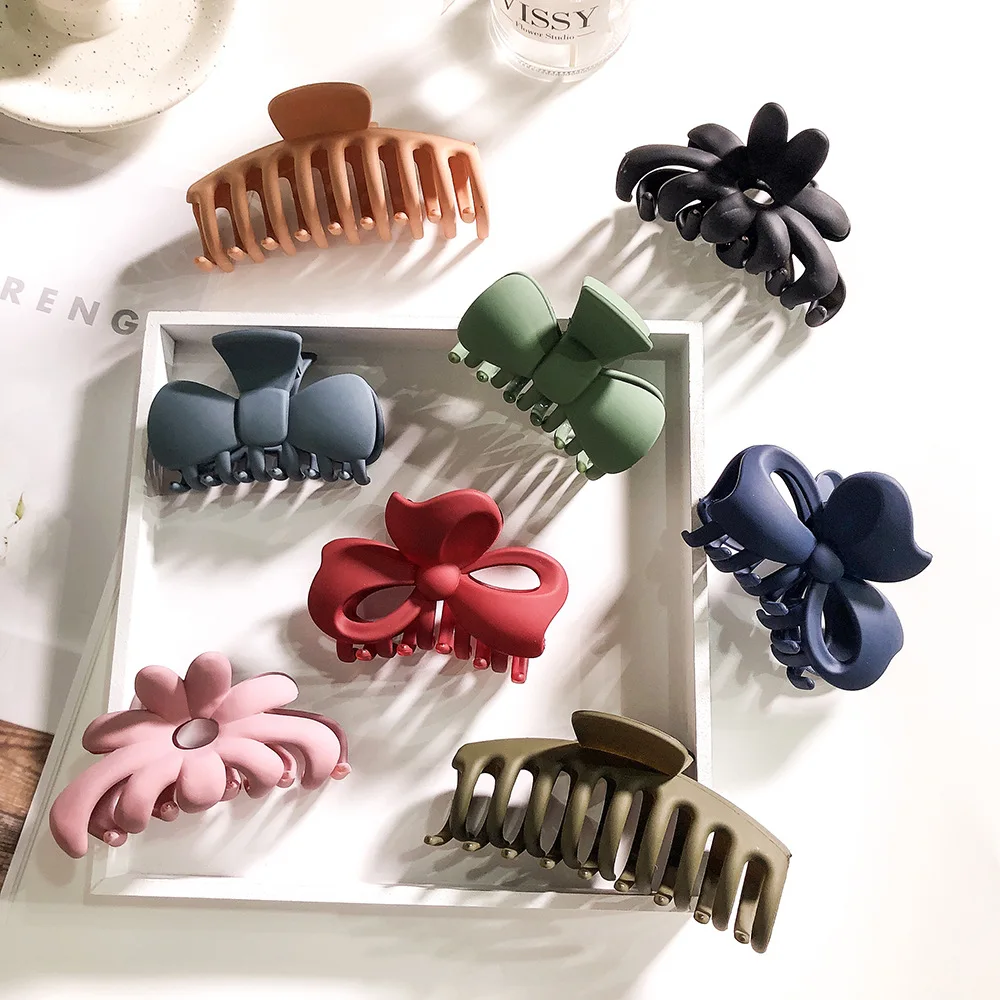 MIO Ins Korean Fashion Women Hair Accessories 7.5-9.5cm Length Large Matte Hair Clips Acrylic Big Hair Claw Clip
MIO Ins Korean Fashion Women Hair Accessories 7.5-9.5cm Length Large Matte Hair Clips Acrylic Big Hair Claw Clip
