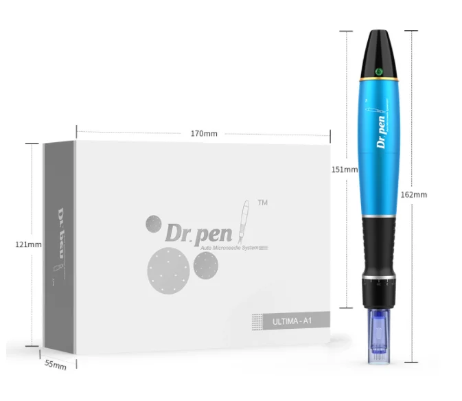Factory Direct Sale 9/12/36/42/Nano Needle 5 Different Speed Wired Wireless Electric Ultima Dr Pen A1, Silver/blue
Factory Direct Sale 9/12/36/42/Nano Needle 5 Different Speed Wired Wireless Electric Ultima Dr Pen A1, Silver/blue