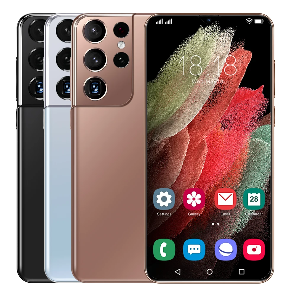 OEM The New phone 5G S21 UItra 6.7 inch HD screen Android 10.0 mobile phone large memory smartphone face unlock mobile phone
OEM The New phone 5G S21 UItra 6.7 inch HD screen Android 10.0 mobile phone large memory smartphone face unlock mobile phone