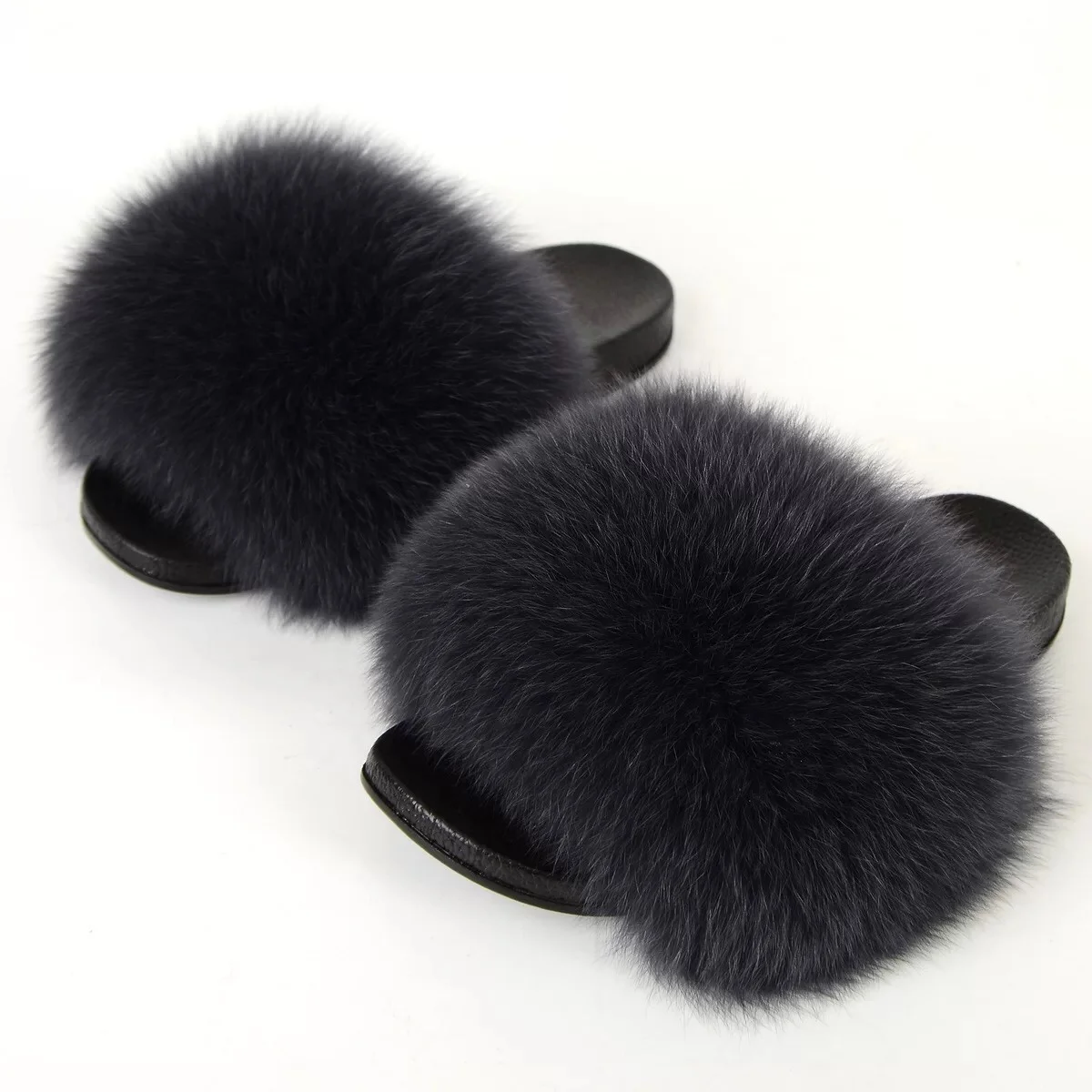 Design Wholesale Indoor Outdoor Furry Real Fox Fur Ladies Non-Slip Slippers, Customized color
Design Wholesale Indoor Outdoor Furry Real Fox Fur Ladies Non-Slip Slippers, Customized color