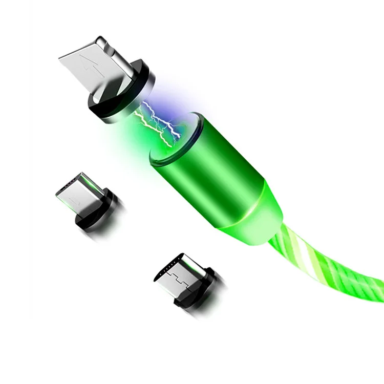 Free sample LED Flowing Light Magnetic Charging Cable for iphone charging cable 3 in 1 luminous charging cable, Red/blue/green/rainbow
Free sample LED Flowing Light Magnetic Charging Cable for iphone charging cable 3 in 1 luminous charging cable, Red/blue/green/rainbow