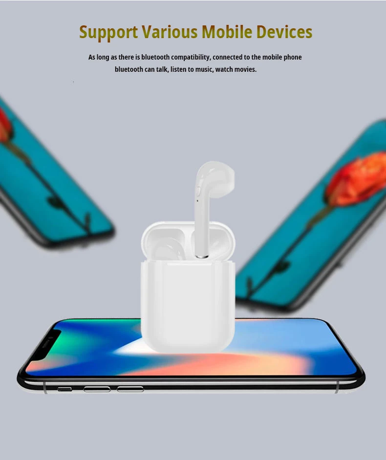 i9s TWS Headphones Earphone Bluetooth Wired Headset Wireless Bluetooth Earphones - ANKUX.COM