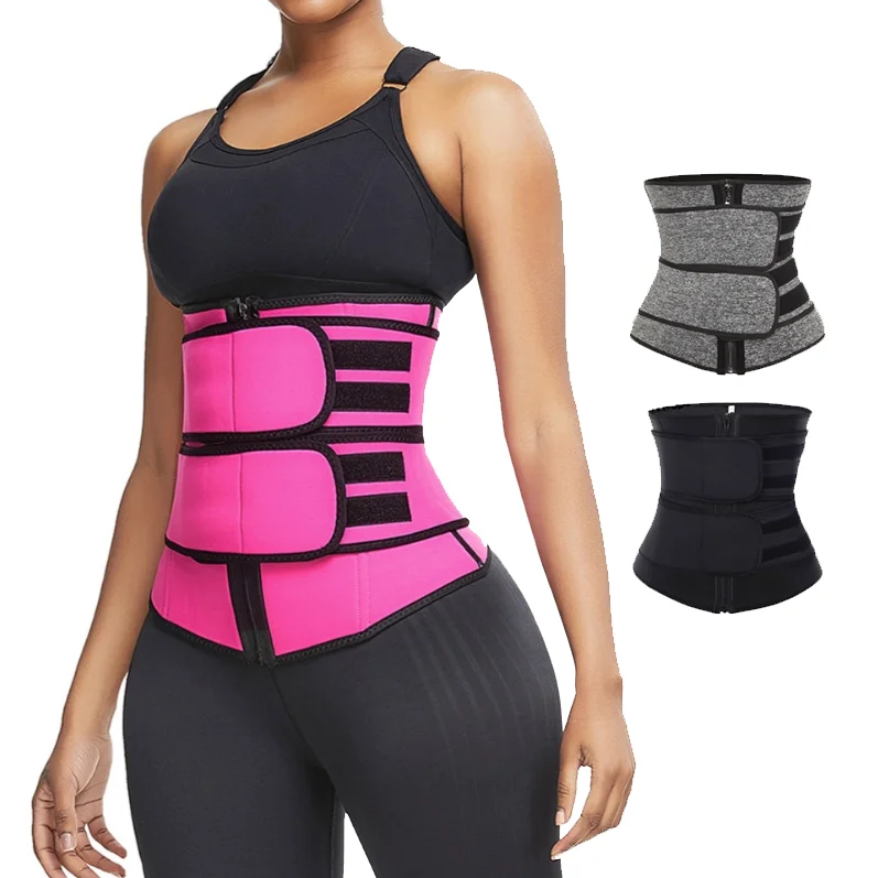 Custom Logo Weight Loss Sauna Belt Neoprene Double Belt Waist Trainer, Black/red/grey
Custom Logo Weight Loss Sauna Belt Neoprene Double Belt Waist Trainer, Black/red/grey