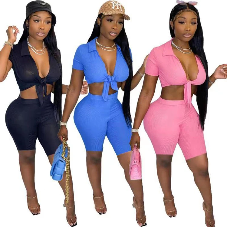 PQ8654 Fashion Sexy Shirt And Shorts Set Crop Tops Woman Summer 2 Piece Short Set
PQ8654 Fashion Sexy Shirt And Shorts Set Crop Tops Woman Summer 2 Piece Short Set