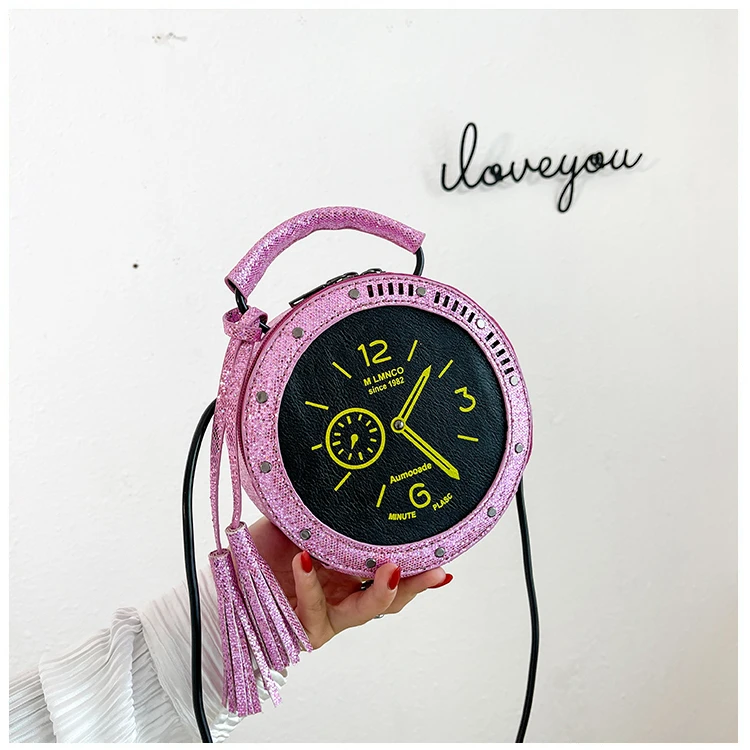 Personality New Trending Bling Clock Handbag 2021 Fashion Cute Girls Clock Purses Handbag For Women, 4 colors
Personality New Trending Bling Clock Handbag 2021 Fashion Cute Girls Clock Purses Handbag For Women, 4 colors