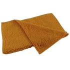 Customized soft super absorbent microfiber plush towel durable cleaning cloth