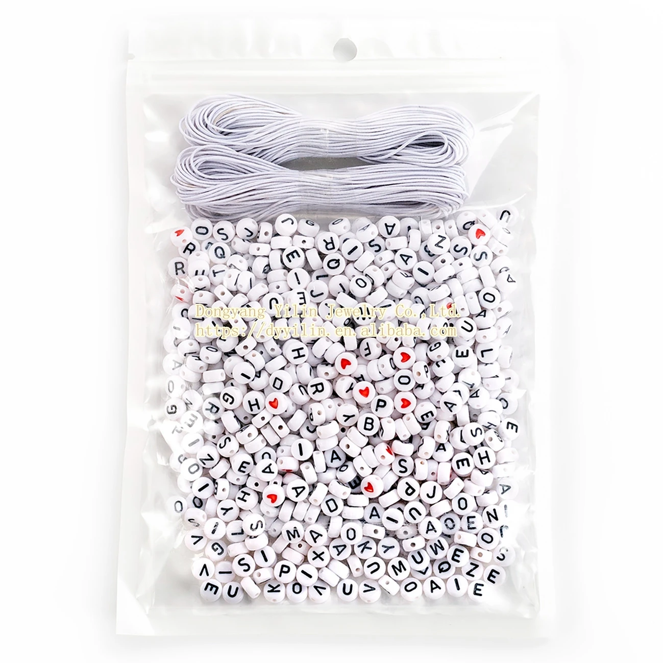 Bracelet making kit 700 pieces mixed letters and heart-shaped acrylic beads, elastic rope 10m 8181#
Bracelet making kit 700 pieces mixed letters and heart-shaped acrylic beads, elastic rope 10m 8181#
