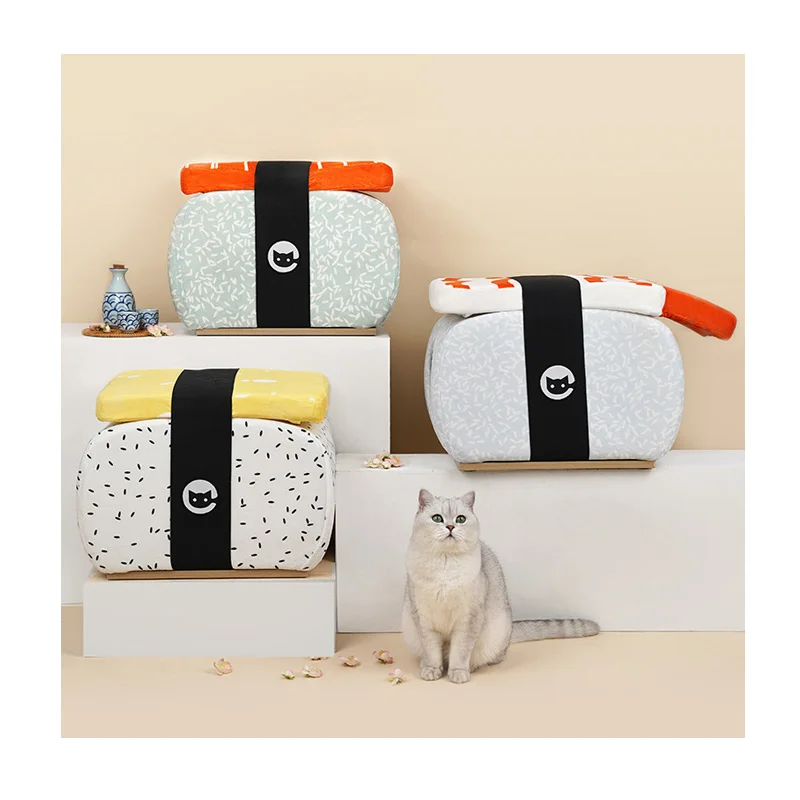 All seasons adjustable sushi style cat pet bed fashion comfortable washable cat bed, As picture
All seasons adjustable sushi style cat pet bed fashion comfortable washable cat bed, As picture