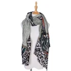 2019 New Pattern Leopard Design Printing Good Quality Women Beautiful Shawl