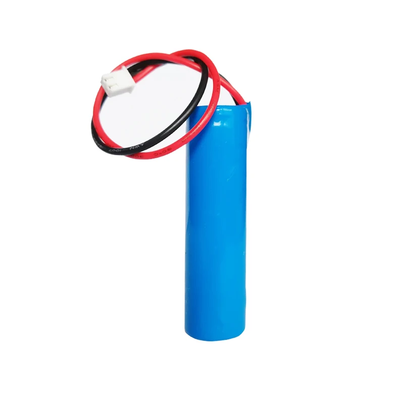 Rechargeable li-ion 18650 2000mah 3.7v single battery with wire and pcb