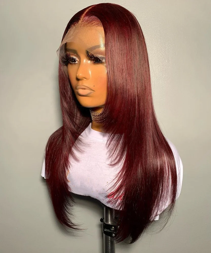 Drop Shipping Silky Straight Middle Part 99J Burgundy Human Hair 13X6 Max Lace Frontal Wigs
Drop Shipping Silky Straight Middle Part 99J Burgundy Human Hair 13X6 Max Lace Frontal Wigs