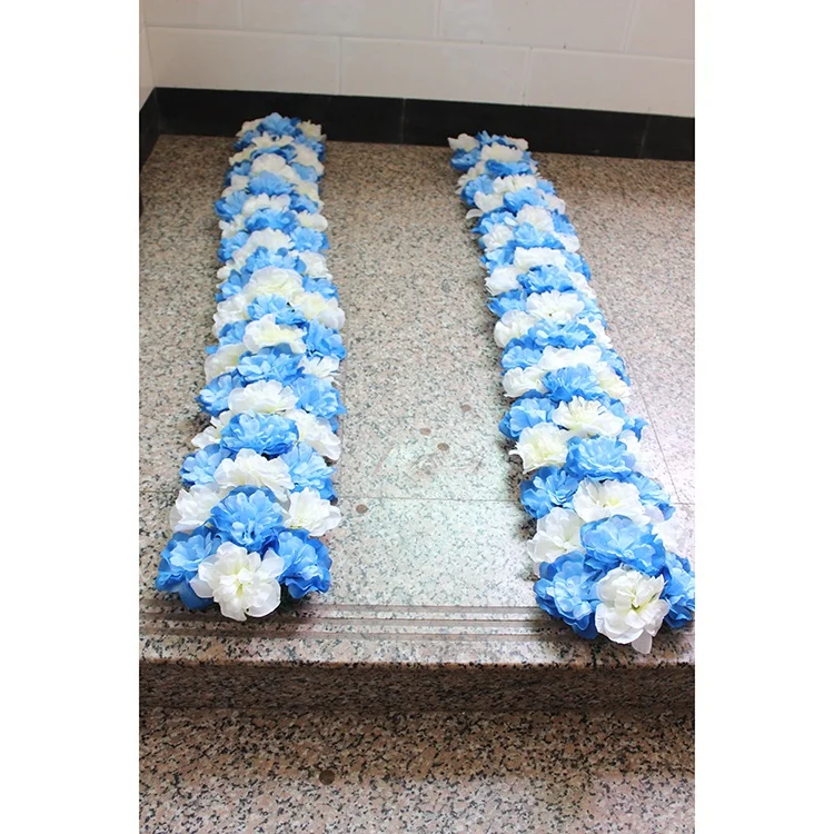 SPR Excellent quality low price artificial silk flowers for wedding, White with blue
SPR Excellent quality low price artificial silk flowers for wedding, White with blue