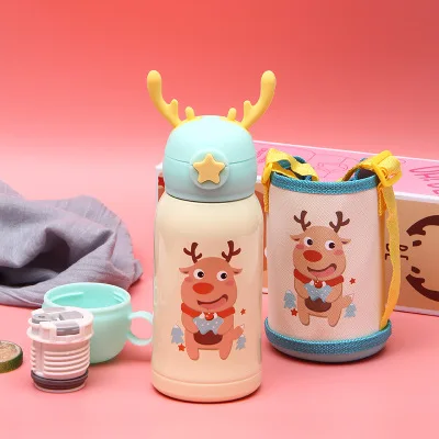 Mikenda Cartoon 500ML Children's Vacuum Flask Outdoor Travel Christmas Antler Decor 316 Stainless Steel Water Bottle With Straw, Mix
Mikenda Cartoon 500ML Children's Vacuum Flask Outdoor Travel Christmas Antler Decor 316 Stainless Steel Water Bottle With Straw, Mix