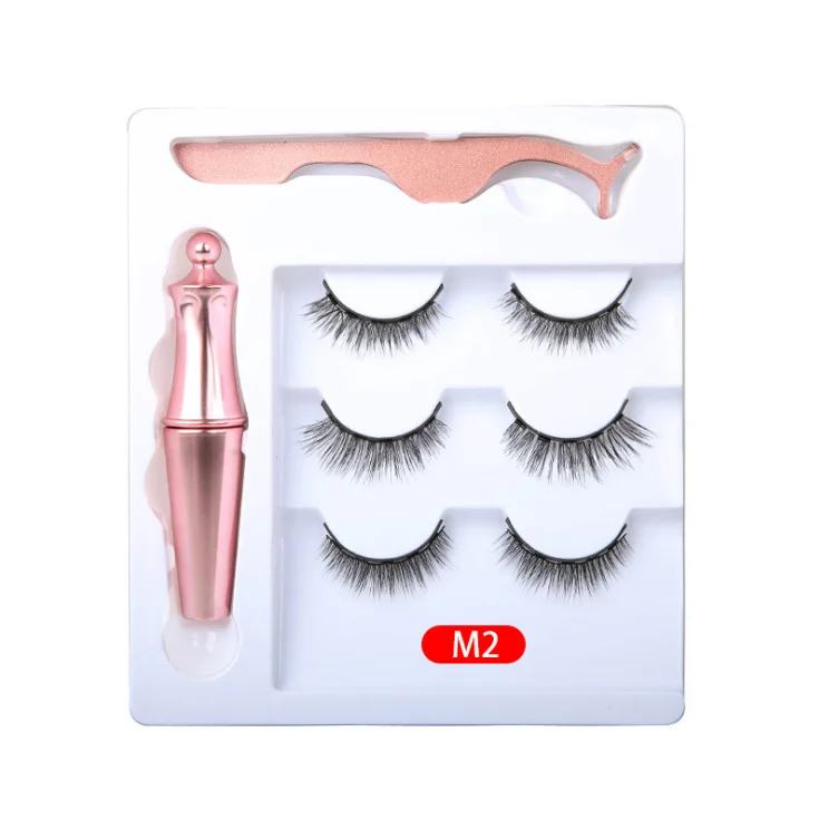 High quality magnetic eyelashes false eyelashes kit with magnetic eyeliner private label natural magnetic eyelashes set, Black
High quality magnetic eyelashes false eyelashes kit with magnetic eyeliner private label natural magnetic eyelashes set, Black