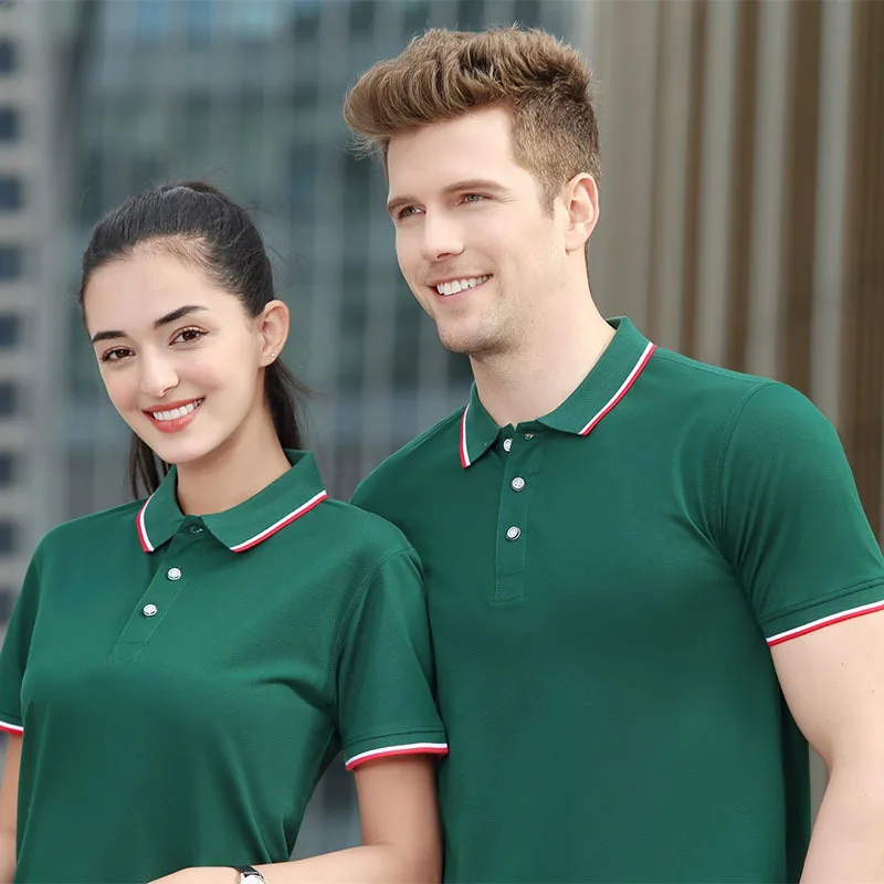 Customized Logo Casual Short-sleeved Cotton Knit T-shirt Men's Polo Shirt, Customized color
Customized Logo Casual Short-sleeved Cotton Knit T-shirt Men's Polo Shirt, Customized color