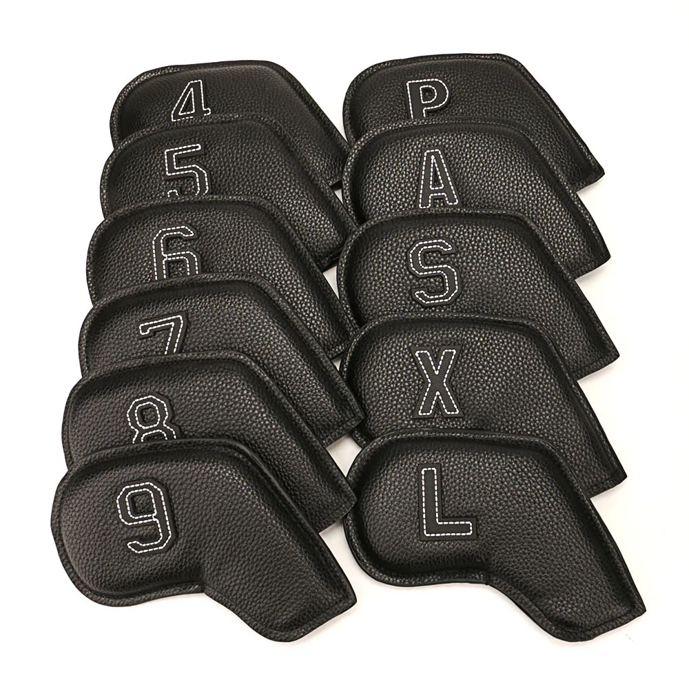 Wholesale custom Waterproof PU Protection covers Fit Women Men Headcover Universal Golf Club Iron Cover, Black
Wholesale custom Waterproof PU Protection covers Fit Women Men Headcover Universal Golf Club Iron Cover, Black