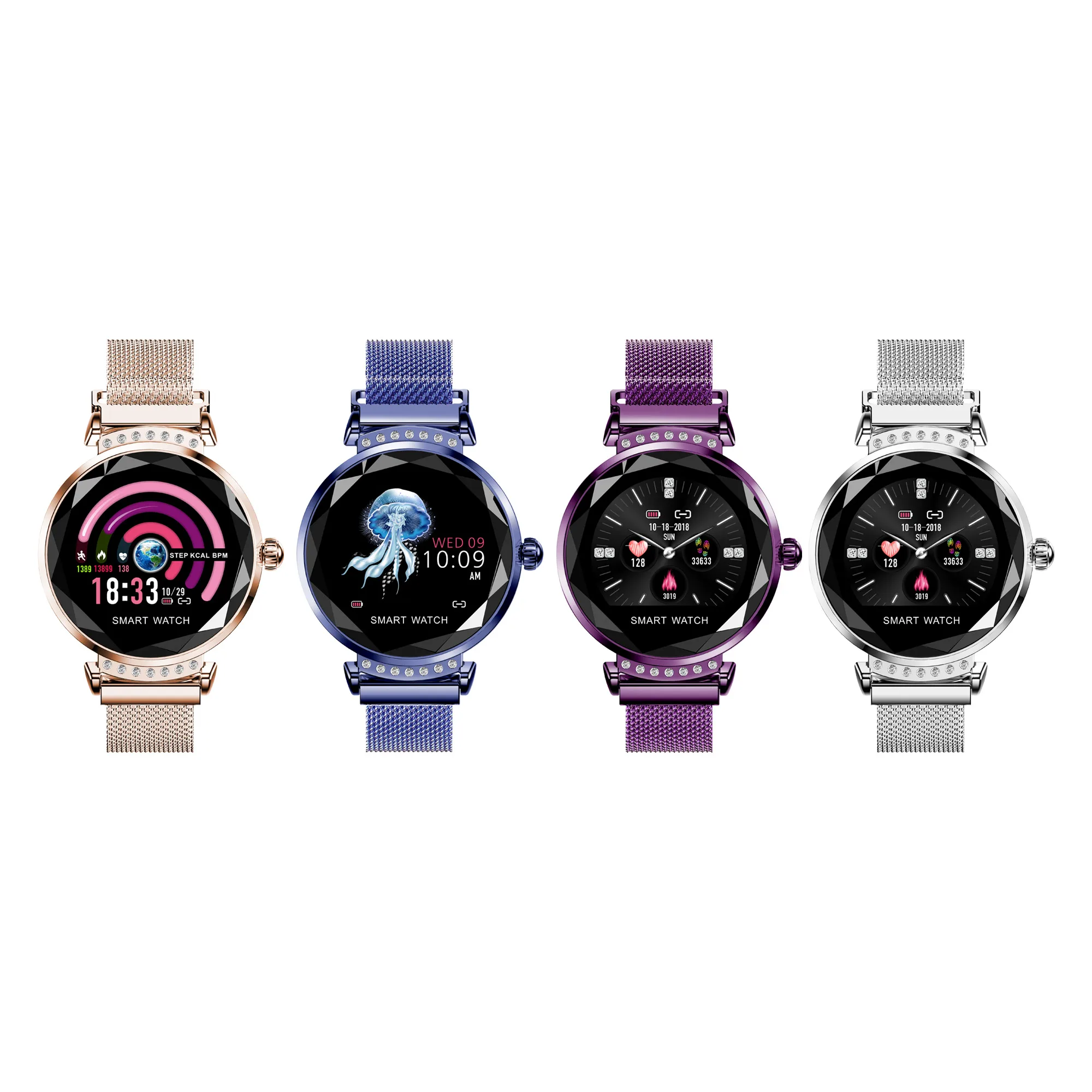 Newest Lady Fashion Smart Watch Women Full Touch wifi smart watch for women exercise watch
Newest Lady Fashion Smart Watch Women Full Touch wifi smart watch for women exercise watch