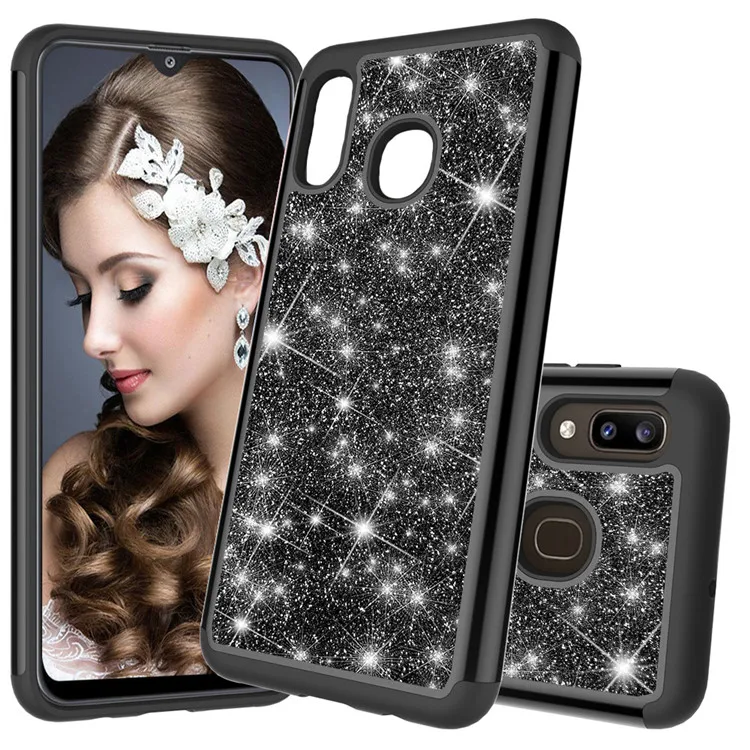 2 in 1 shockproof glitter bling cell phone cover case for Samsung galaxy S20 plus ultra
2 in 1 shockproof glitter bling cell phone cover case for Samsung galaxy S20 plus ultra