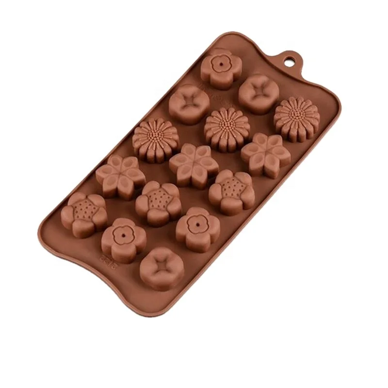 15 Kinds Flower-shaped Non-stick Silicone Chocolate Molds Cake Molds Jelly Bakeware Baking Kitchen Accessories
15 Kinds Flower-shaped Non-stick Silicone Chocolate Molds Cake Molds Jelly Bakeware Baking Kitchen Accessories