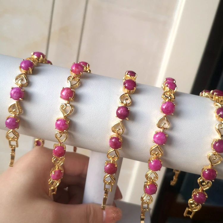 Jialin Jewelry 2021 new style natural stone jade bracelet Pink Crystal bracelet for women hand ornaments bangle
Jialin Jewelry 2021 new style natural stone jade bracelet Pink Crystal bracelet for women hand ornaments bangle
