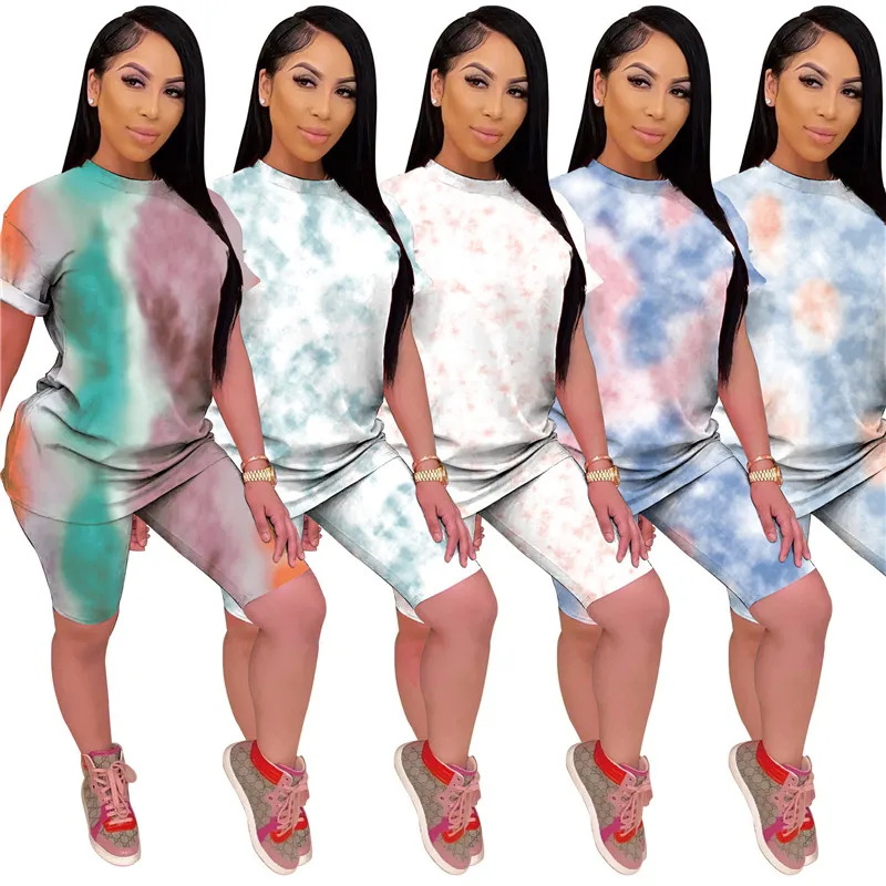 Summer 2021 two piece pants set Casual printed home clothes tie-dye sports two piece short set, As show
Summer 2021 two piece pants set Casual printed home clothes tie-dye sports two piece short set, As show