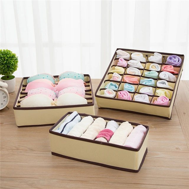 New 4pcs Non-woven Fabric Underwear Organizers Isolation Box Socks Divider Household Storage Tools, As pictures
New 4pcs Non-woven Fabric Underwear Organizers Isolation Box Socks Divider Household Storage Tools, As pictures