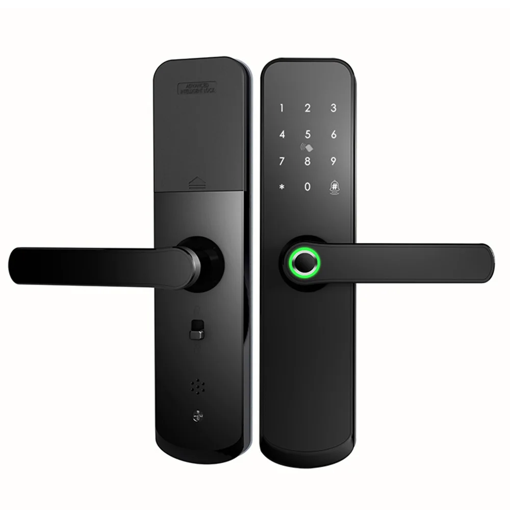 digital door lock fingerprint alexa compatible smart handle lock BLE app electronic door lock smart
digital door lock fingerprint alexa compatible smart handle lock BLE app electronic door lock smart