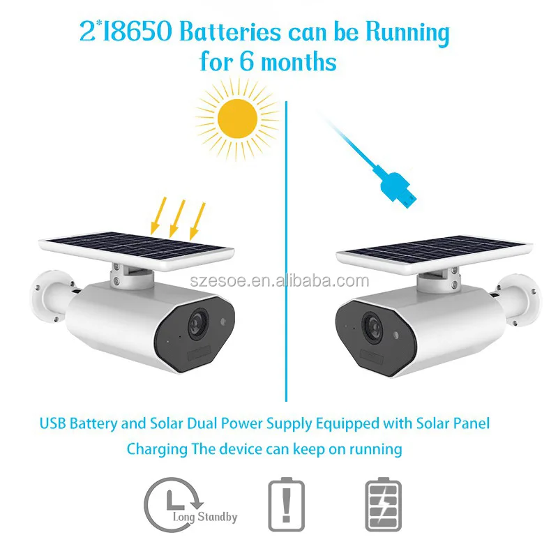 solar cctv wireless camera