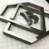 factory direct sale custom natural color metal solid letter logo sign