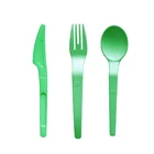 China factory hot sale disposable compostable corn starch pla tableware in low price