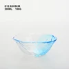 Elegant 200ml blue lace glass bowl set/dinnerware set serving plate for fruit seving