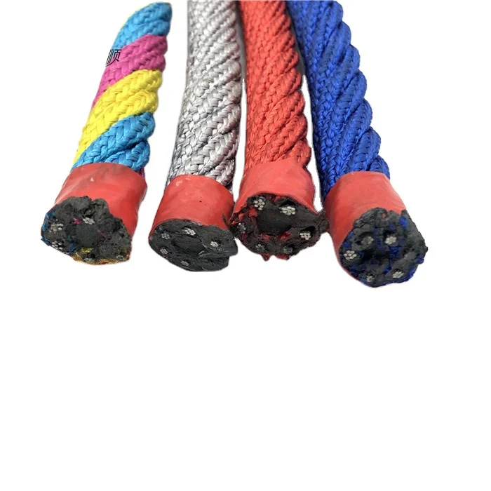 Outdoor Playground For Children 16mm Combination Rope Wtih Steel Wire Combination Playground Rope, Customized
Outdoor Playground For Children 16mm Combination Rope Wtih Steel Wire Combination Playground Rope, Customized