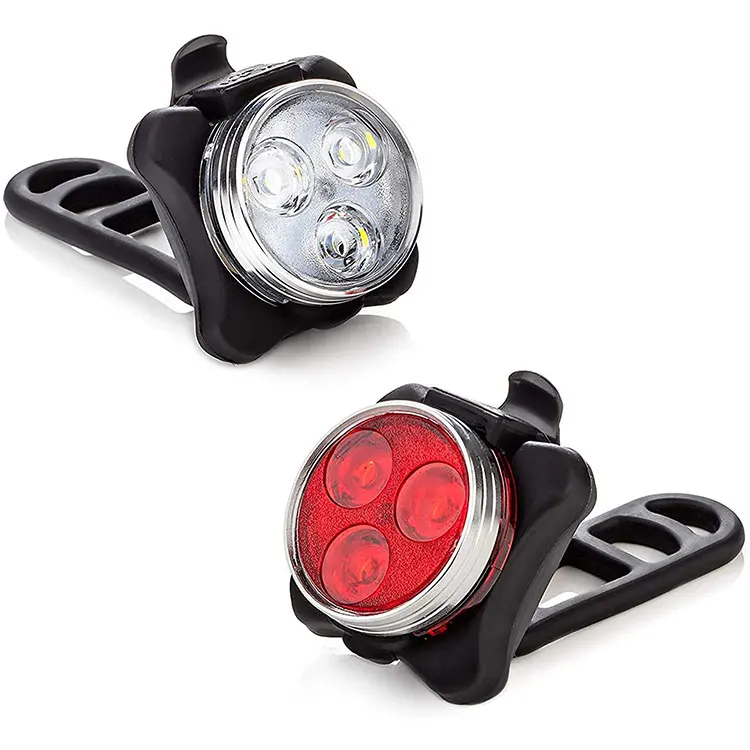 USB Rechargeable Front White Bicycle Light 4 Modes Waterproof Bike Red Tail LED Light Set
USB Rechargeable Front White Bicycle Light 4 Modes Waterproof Bike Red Tail LED Light Set