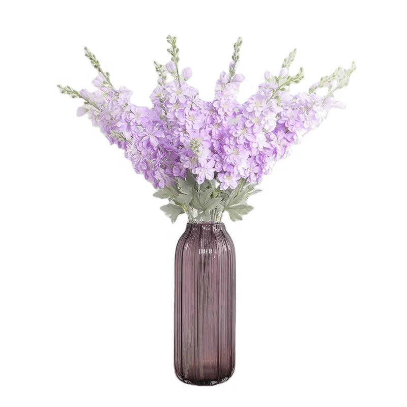 Cheap price 2 forks leaf flocked silk delphinium artificial flowers delphinium for home decoration
Cheap price 2 forks leaf flocked silk delphinium artificial flowers delphinium for home decoration