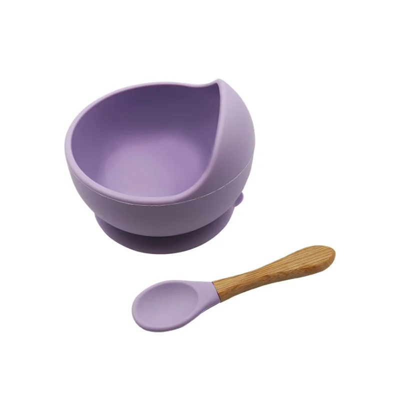 Training Feeding Tool Silicone Baby Feeding Set Silicon Bowl Baby With Spoon, Six colors/customized colors
Training Feeding Tool Silicone Baby Feeding Set Silicon Bowl Baby With Spoon, Six colors/customized colors
