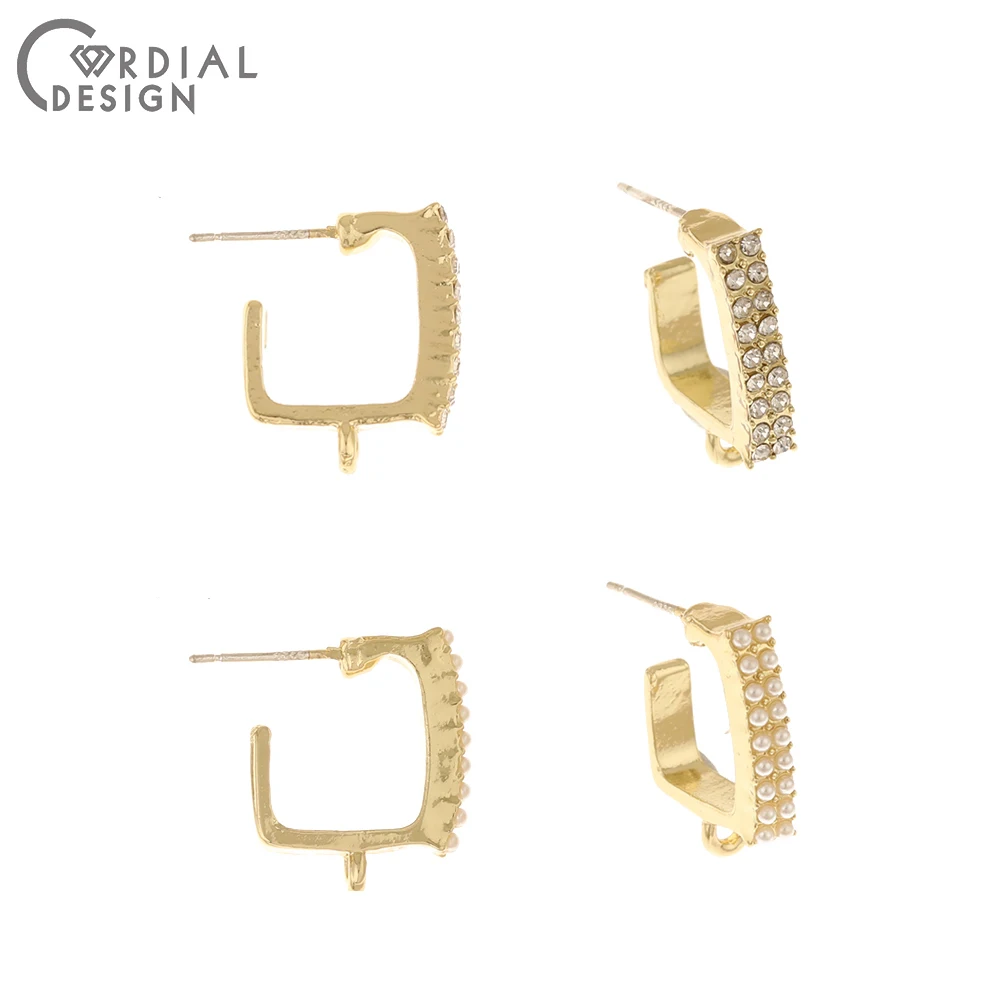 Jewelry Accessories Cordial Design 50Pcs 15*18MM Jewelry Accessories Rhinestone Earrings Stud Jewelry Findings & Components DIY
Jewelry Accessories Cordial Design 50Pcs 15*18MM Jewelry Accessories Rhinestone Earrings Stud Jewelry Findings & Components DIY
